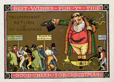 karácsonyi kártya alkotó: Walter Crane